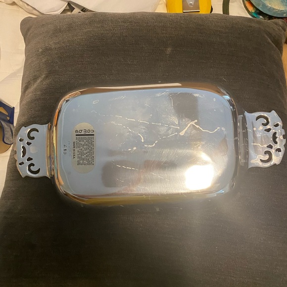 Nambe Alloy, oven safe, serving platter, does not tarnish. - Picture 2 of 2